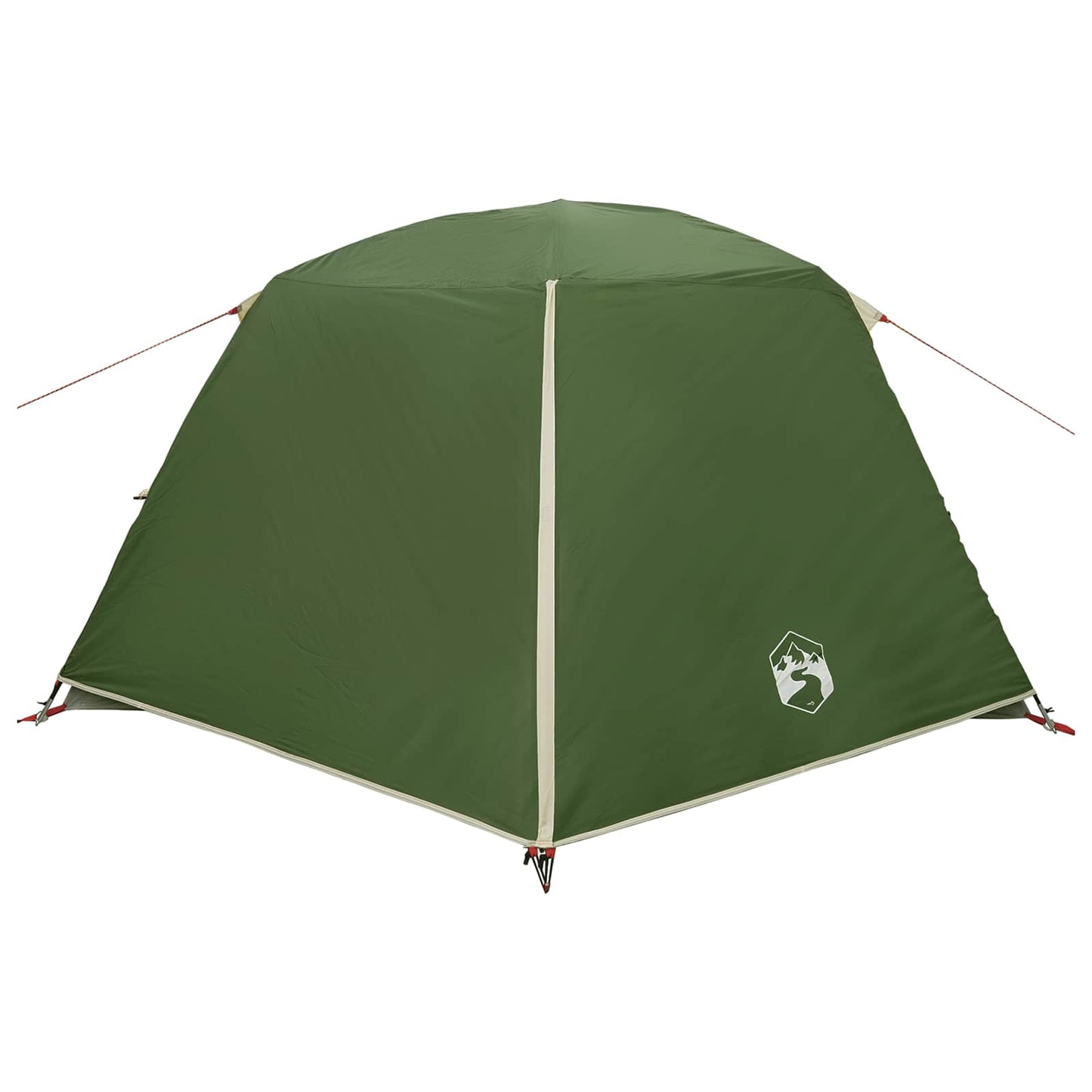 Trekkingzelt 4 Personen Grün 185T Polyester mit PU-Beschichtung