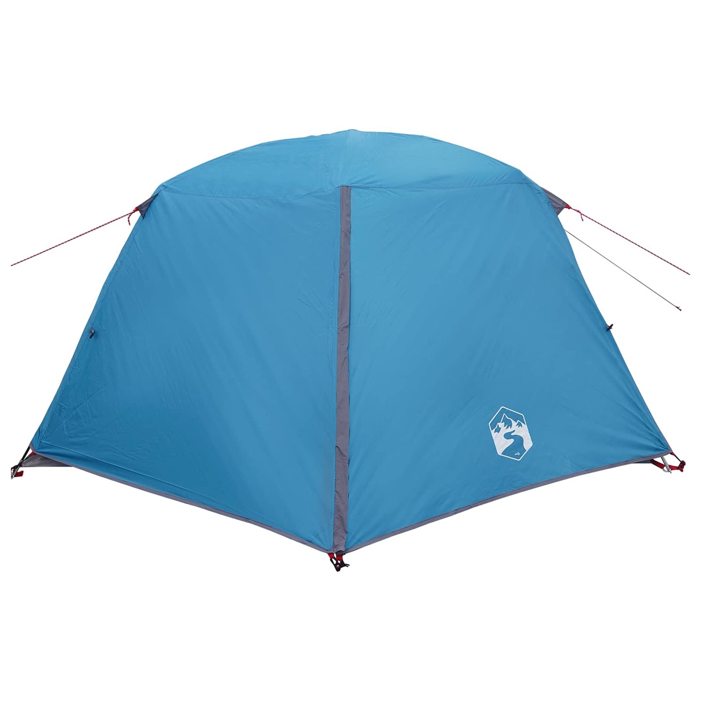 Trekkingzelt 4 Personen Blau 185T Polyester mit PU-Beschichtung