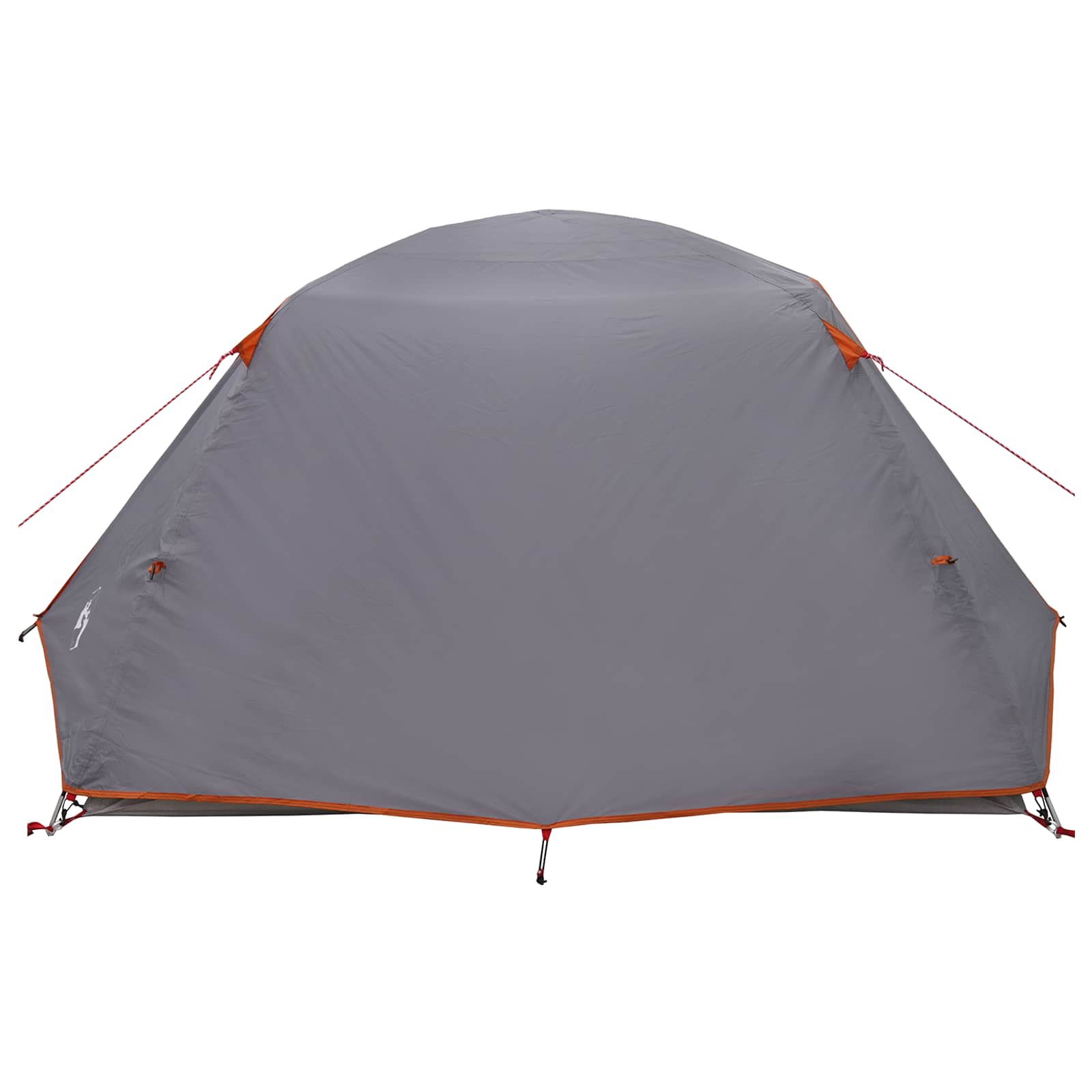 Trekkingzelt 4 Personen Grau und Orange