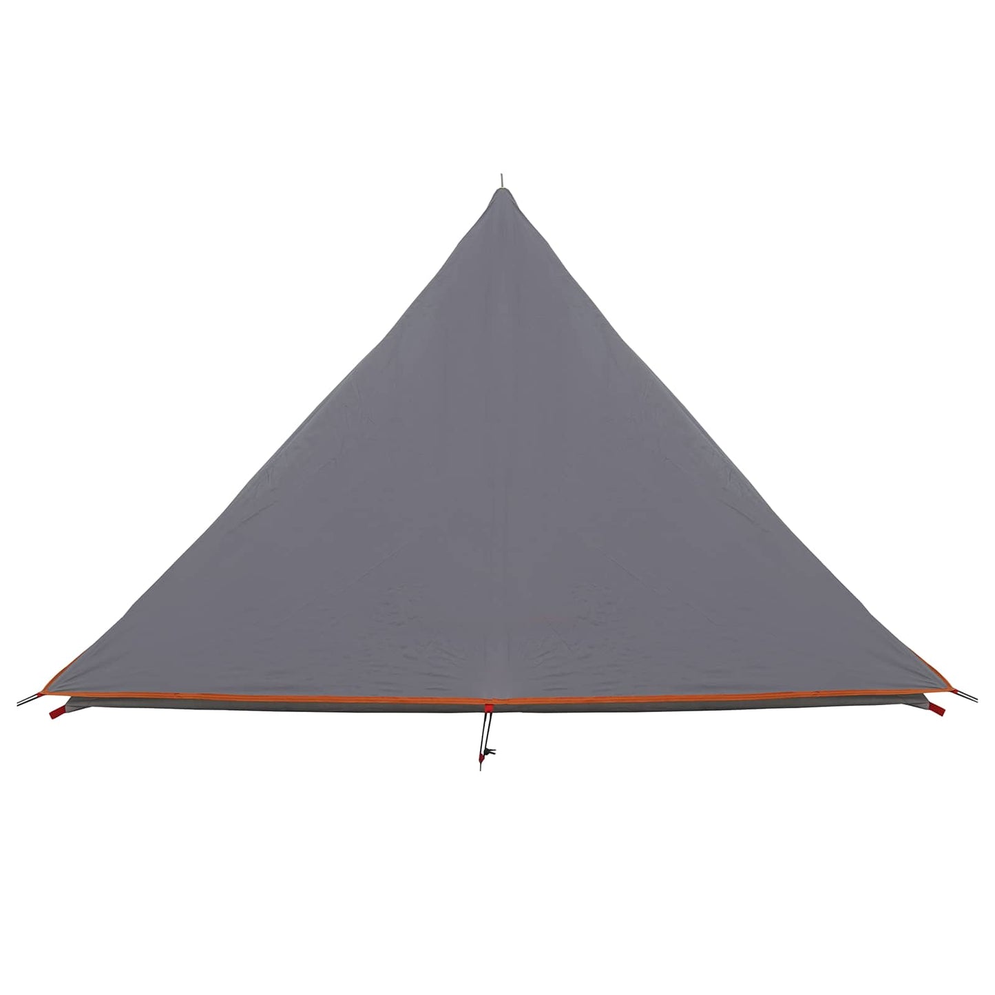 Trekkingzelt 222 x 85 x 125 cm Grau und Orange