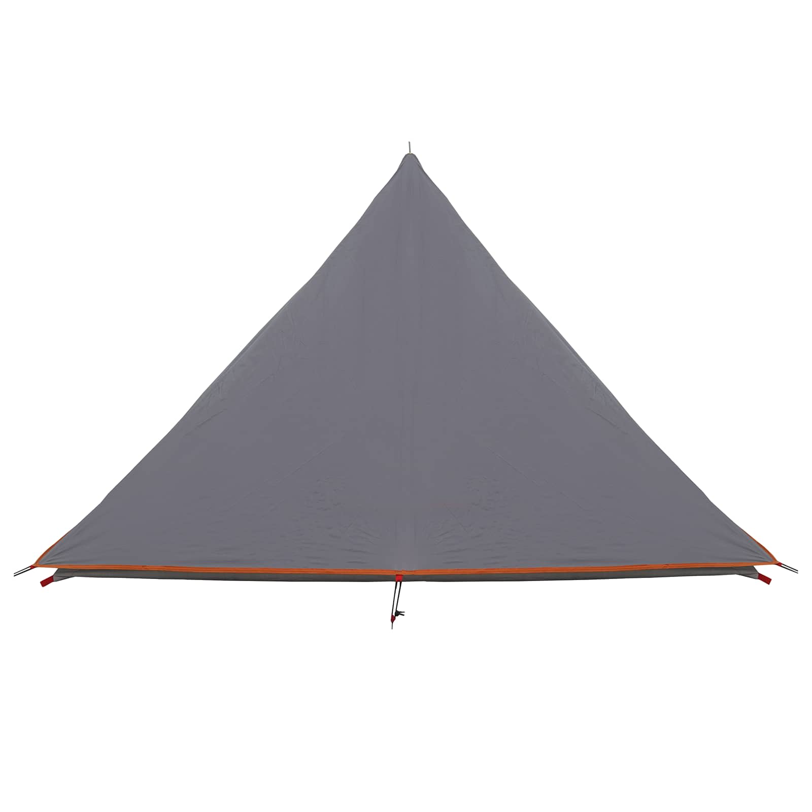 Trekkingzelt 222 x 85 x 125 cm Grau und Orange