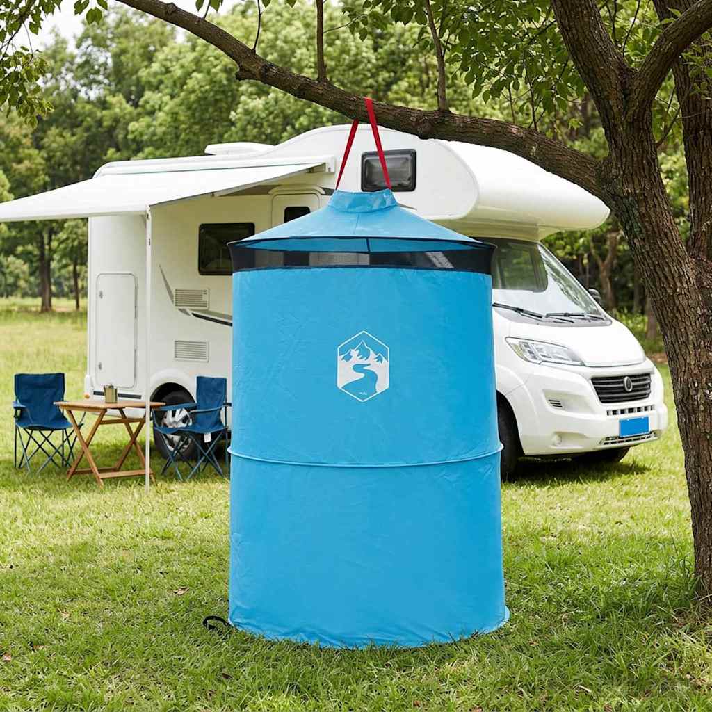 Pop-up Toilette Zelt mit Aufhängeseil 97 x 126 cm Blau