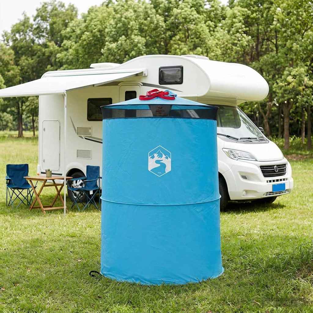 Pop-up Toilette Zelt mit Aufhängeseil 97 x 126 cm Blau