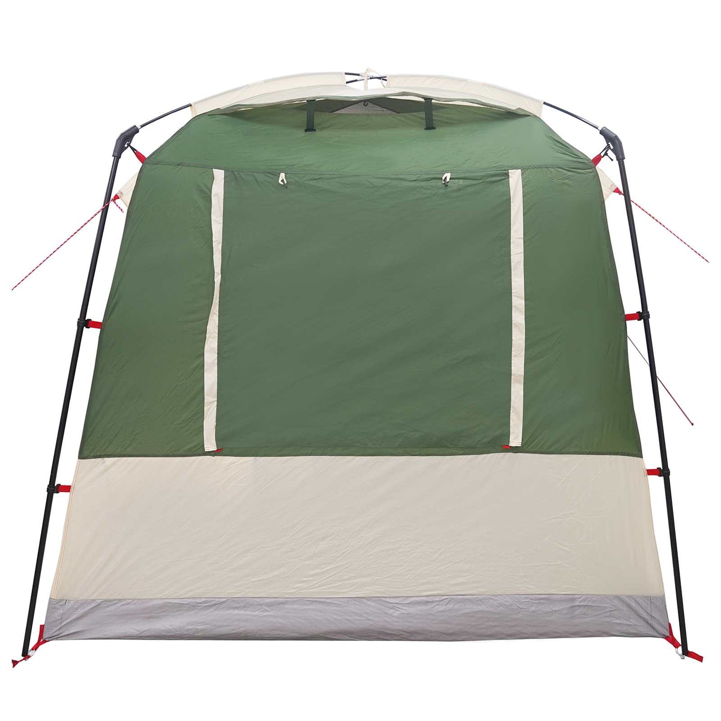 Partyzelt 4 Personen Grün 185T Polyester mit PU-Beschichtung