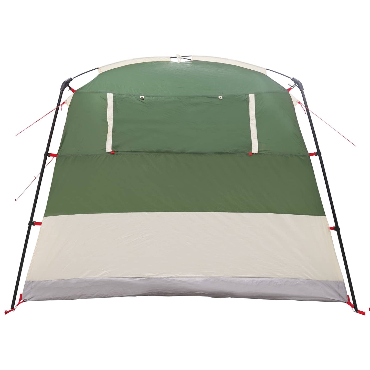 Partyzelt 10 Personen Grün 185T Polyester mit PU-Beschichtung