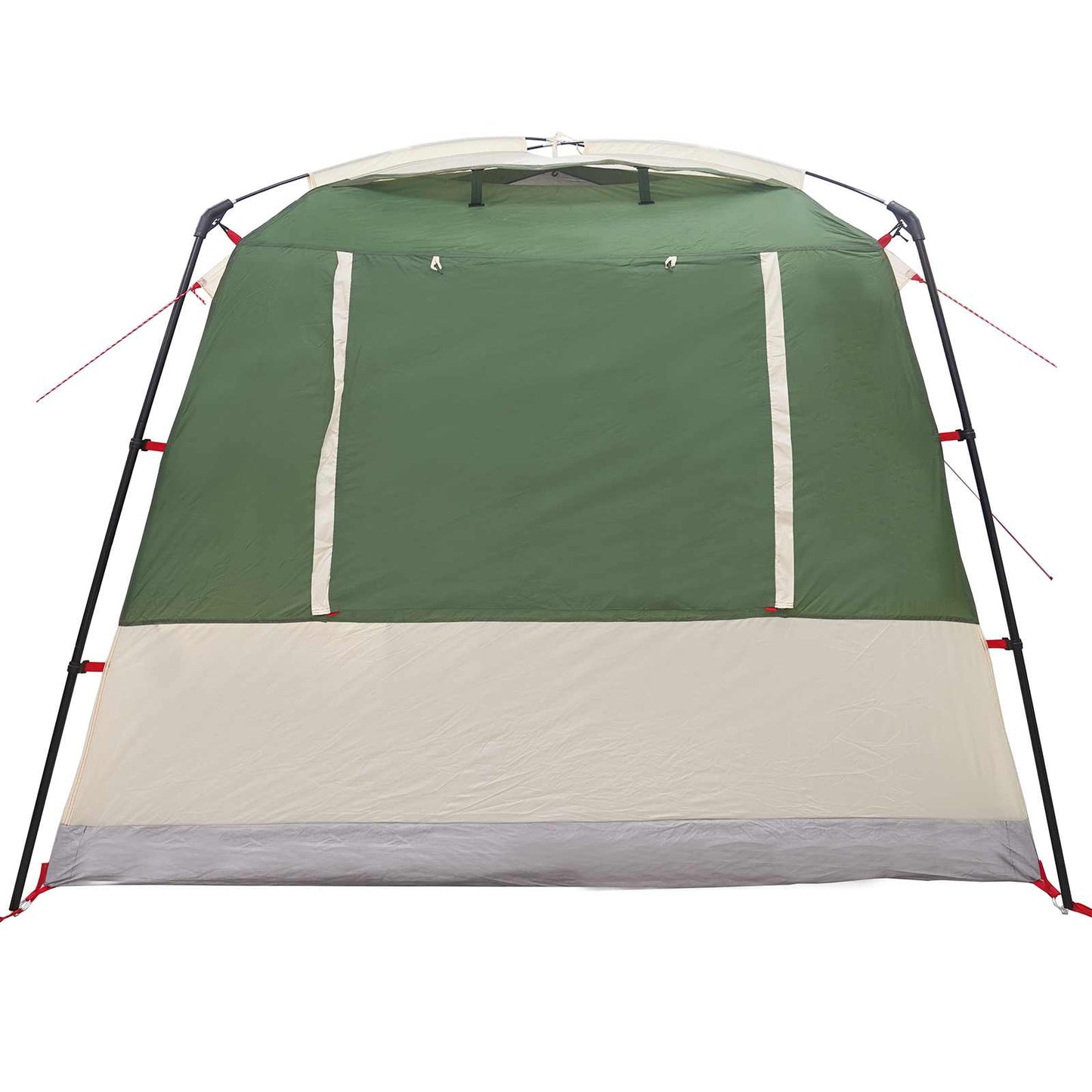 Partyzelt 10 Personen Grün 185T Polyester mit PU-Beschichtung