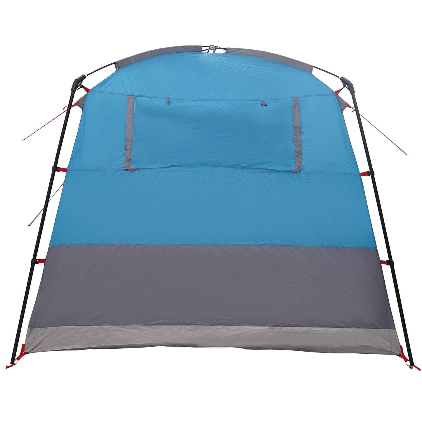 Partyzelt 10 Personen Blau 185T Polyester mit PU-Beschichtung