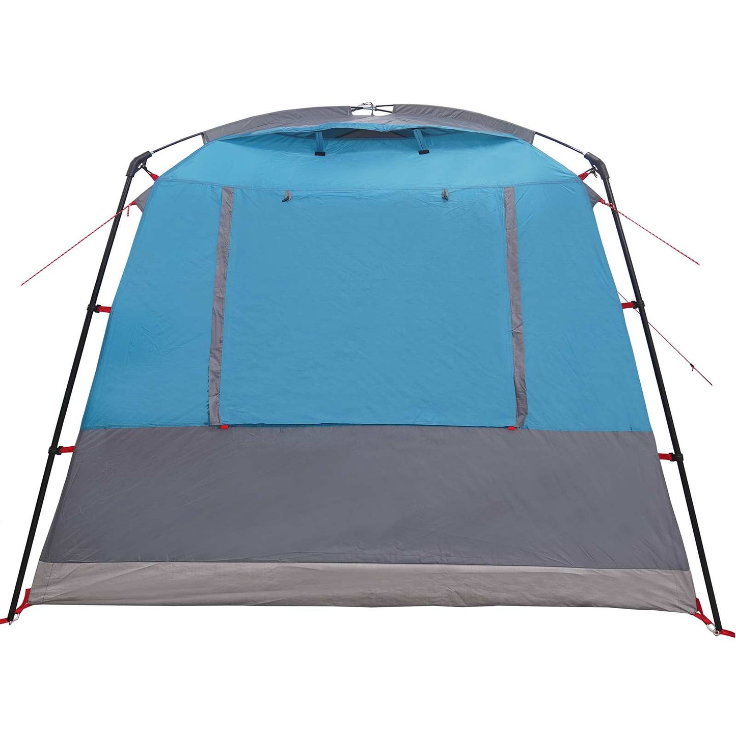 Partyzelt 10 Personen Blau 185T Polyester mit PU-Beschichtung