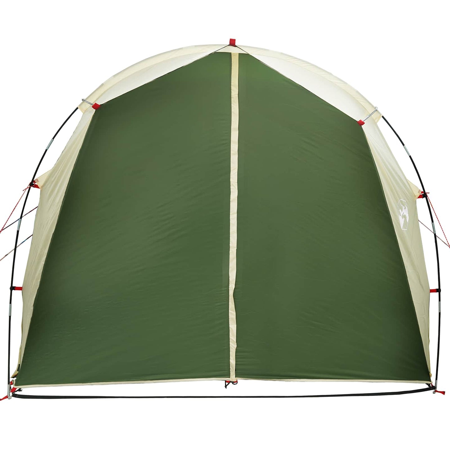 Tunnelzelt 4 Personen Grün 185T Polyester mit PU-Beschichtung