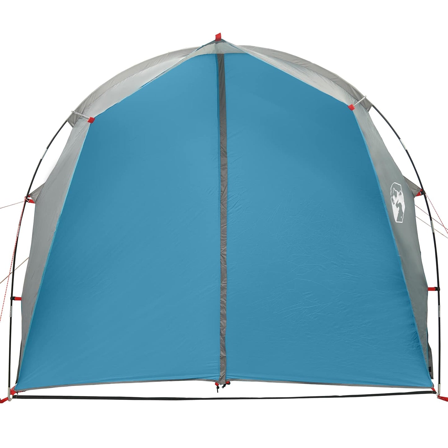 Tunnelzelt 4 Personen Blau 185T Polyester mit PU-Beschichtung