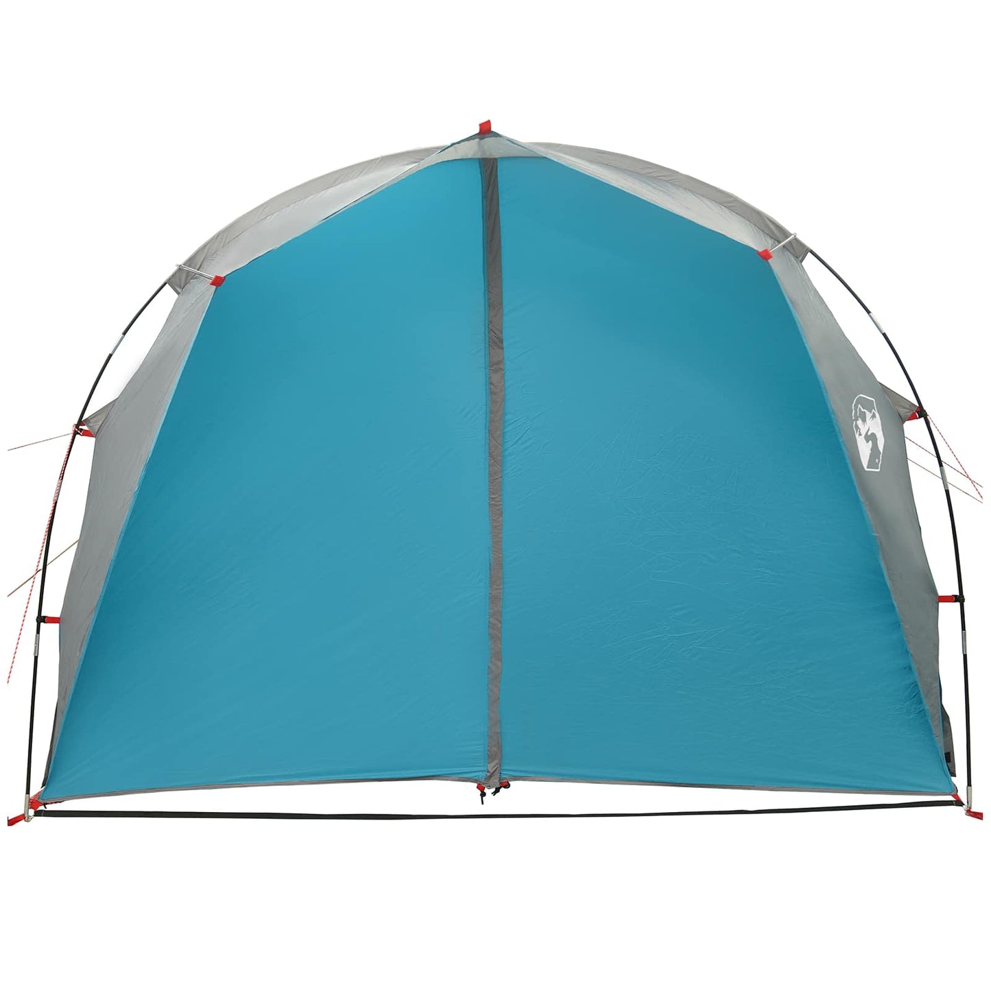 Tunnelzelt 6 Personen Blau 185T Polyester mit PU-Beschichtung