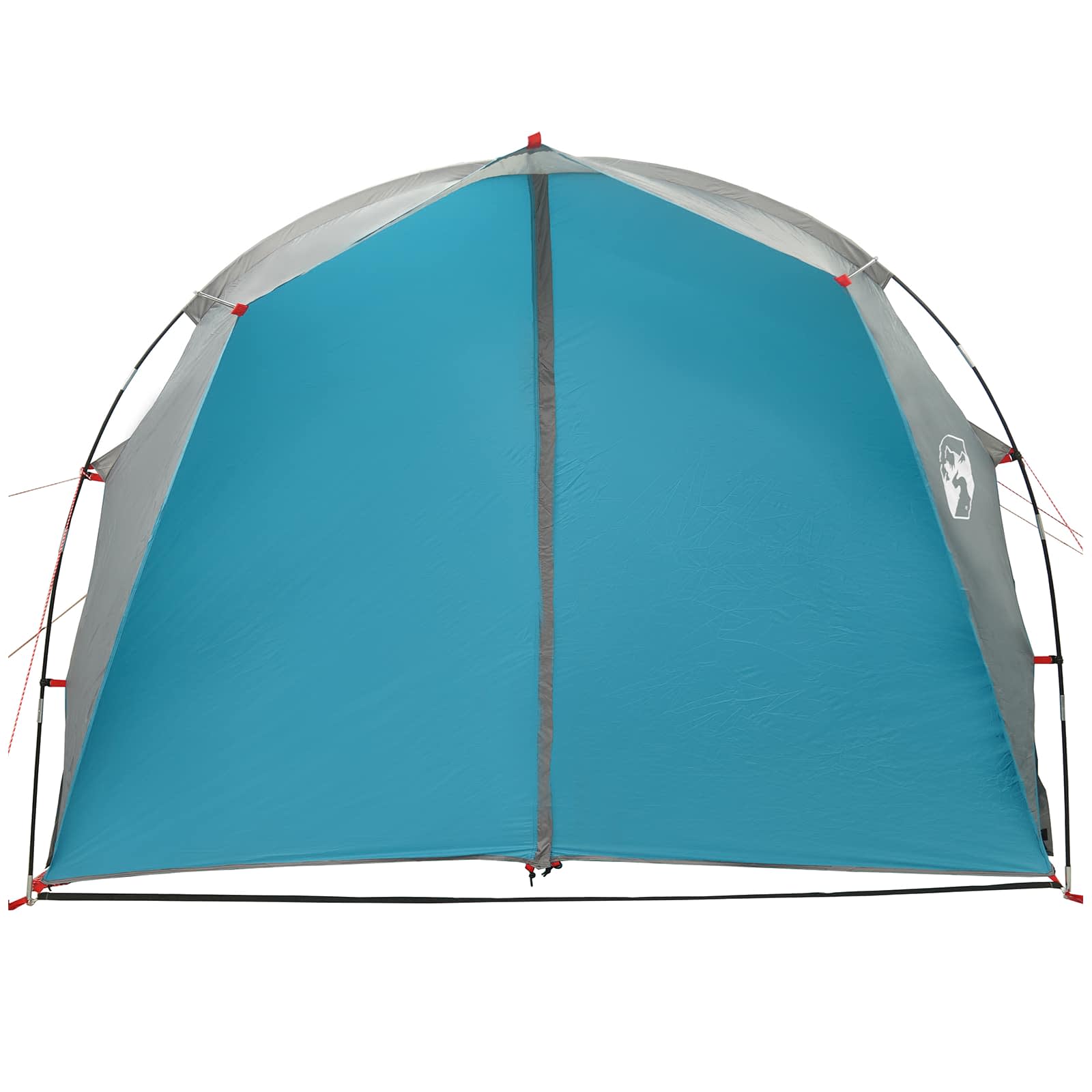 Tunnelzelt 6 Personen Blau 185T Polyester mit PU-Beschichtung