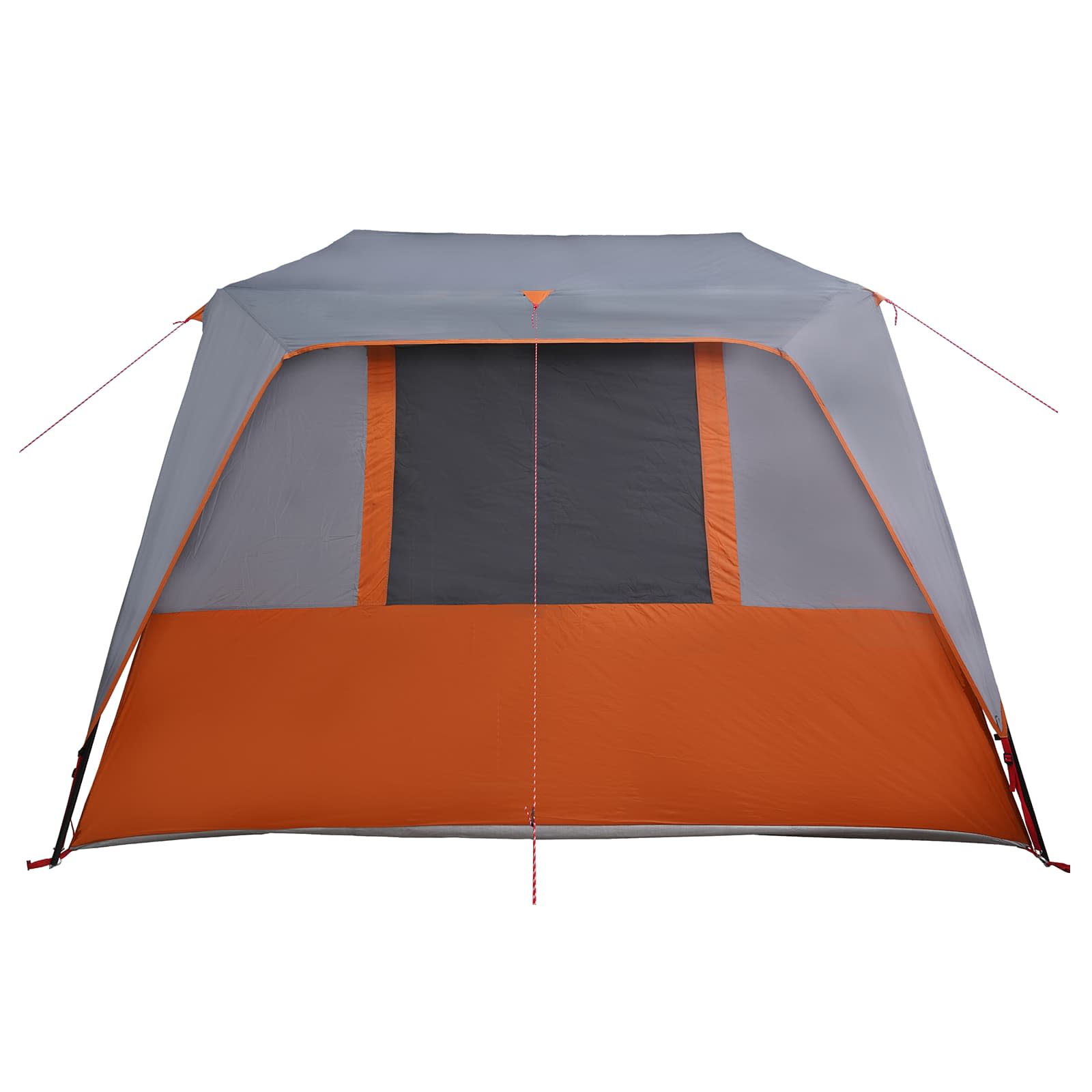 Familienzelt 533 x 312 x 230 cm Grau und Orange