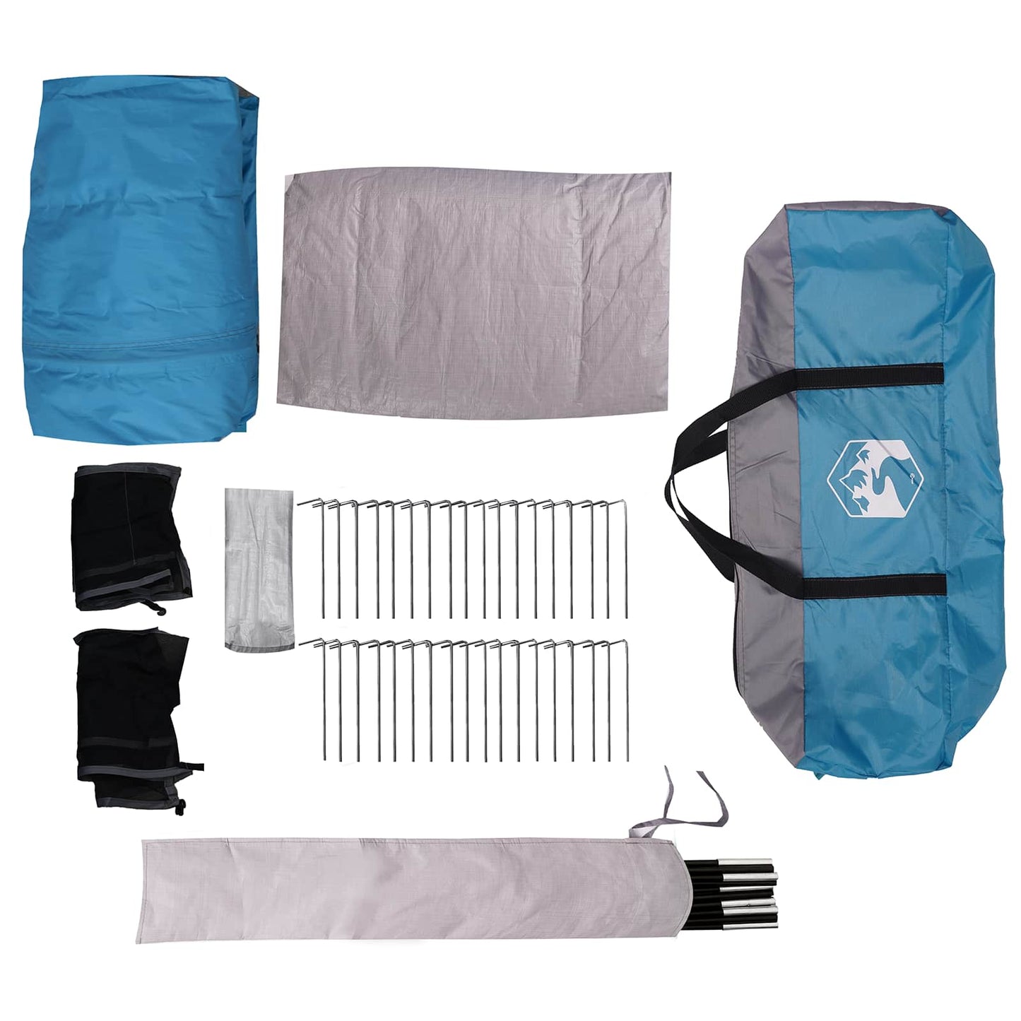 Familienzelt 14 Personen Blau