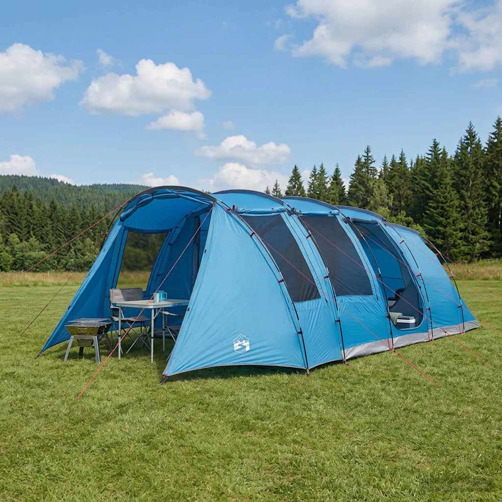 Tunnelzelt 675 x 392 x 210 cm Blau