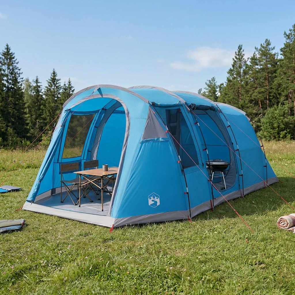 Tunnelzelt 505 x 330 x 204 cm Blau