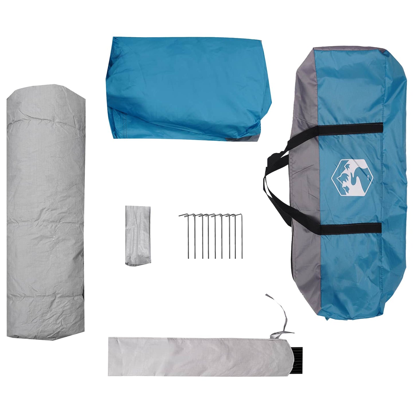 Sofort Zelt Blau 340 x 280 x 190 cm