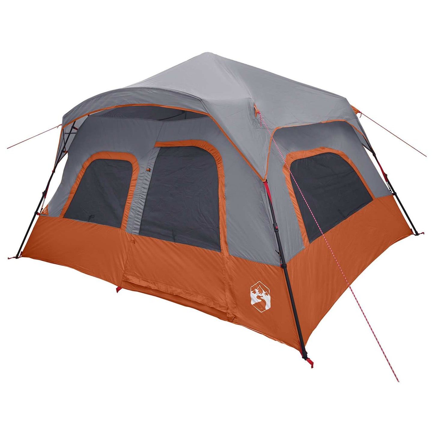 Sofort Zelt Grau und Orange 340 x 280 x 190 cm