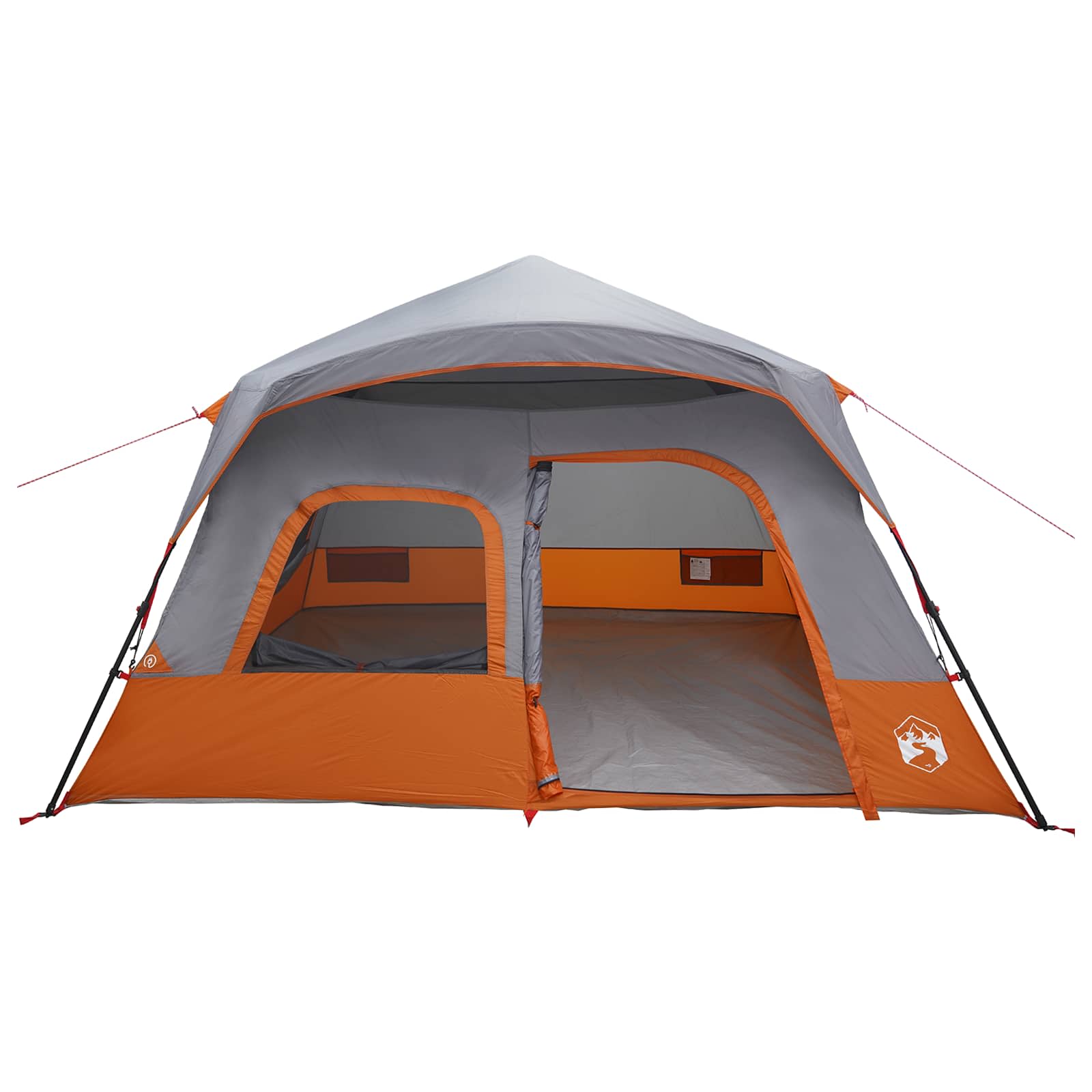 Sofort Zelt Grau und Orange 340 x 280 x 190 cm