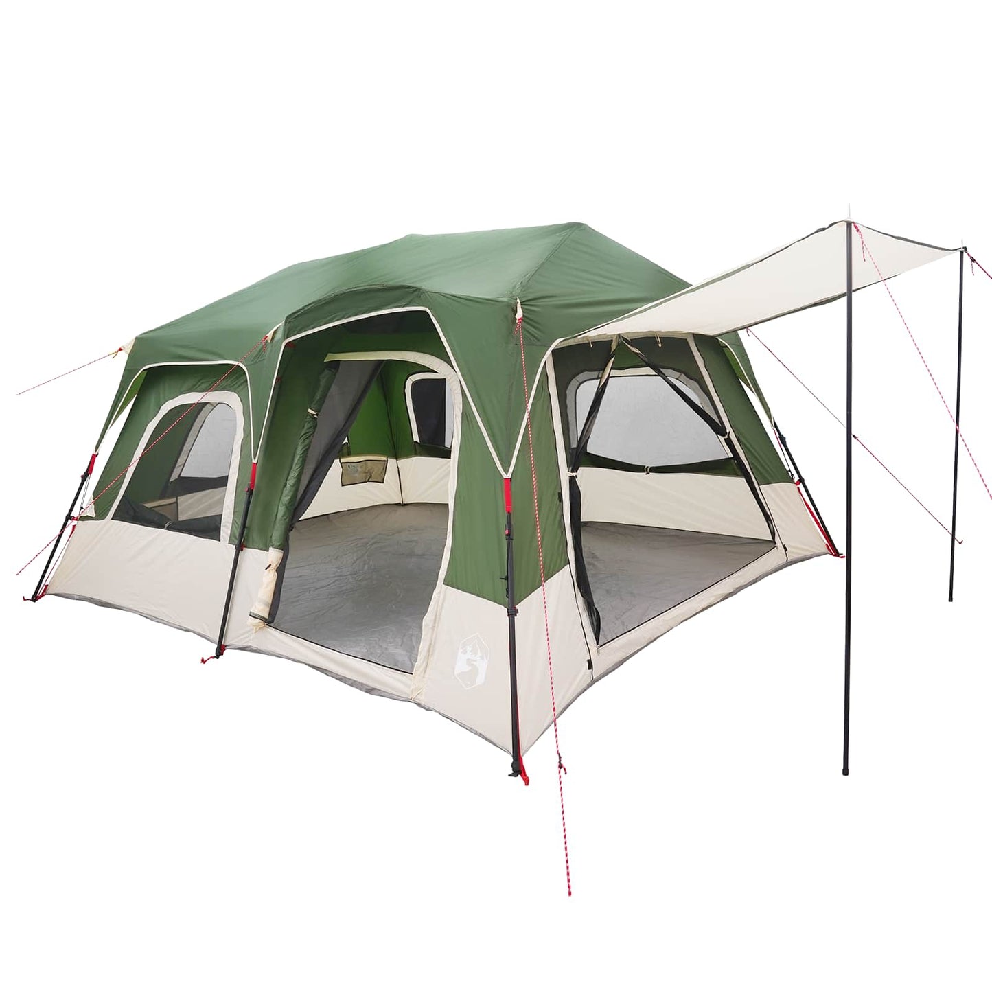 Sofort Zelt 8 Personen Grün 185T Polyester mit PU-Beschichtung
