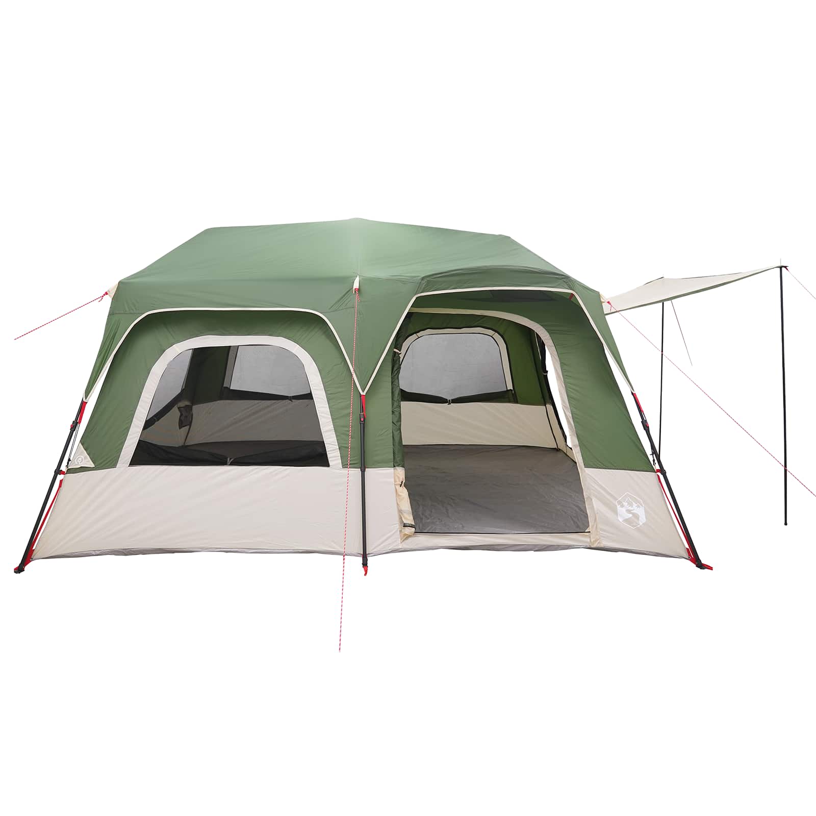 Sofort Zelt 8 Personen Grün 185T Polyester mit PU-Beschichtung