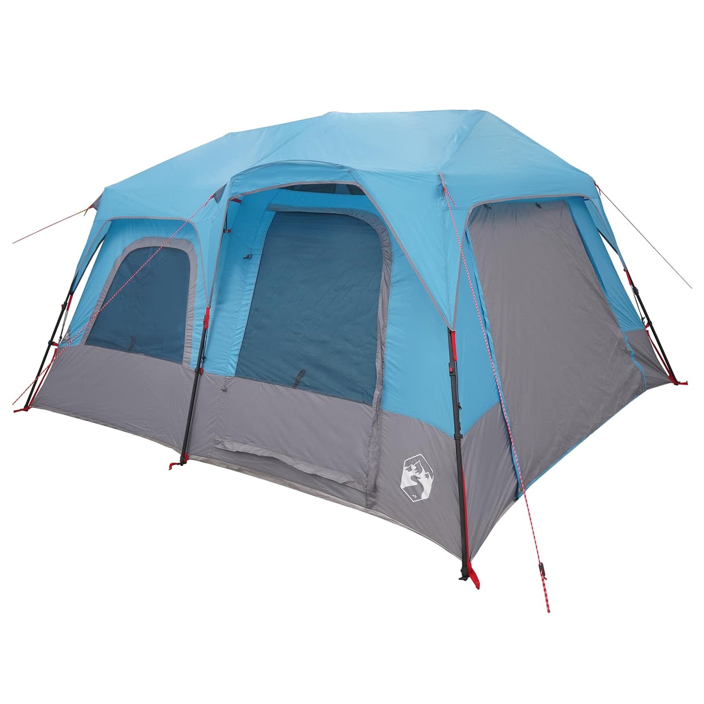 Sofort Zelt 8 Personen Blau 185T Polyester mit PU-Beschichtung