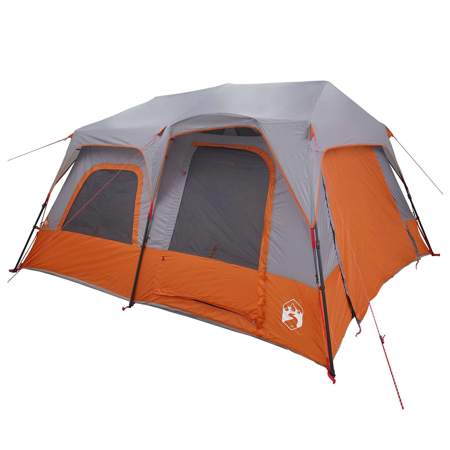 Sofort Zelt 8 Personen Grau und Orange
