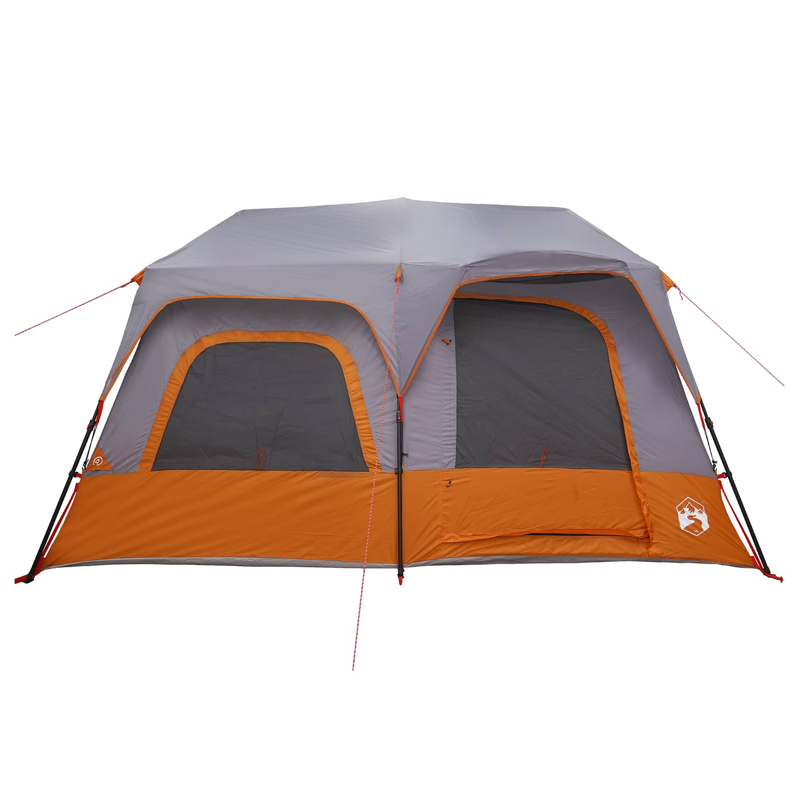 Sofort Zelt 8 Personen Grau und Orange