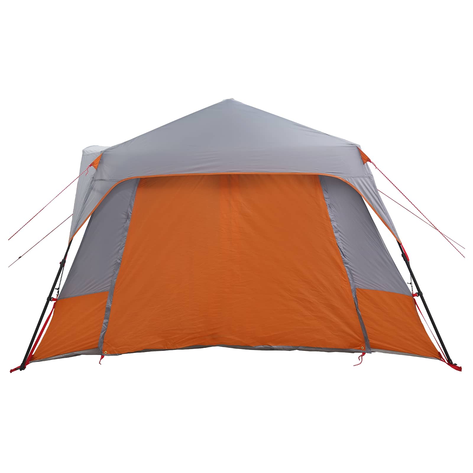Sofort Zelt 8 Personen Grau und Orange