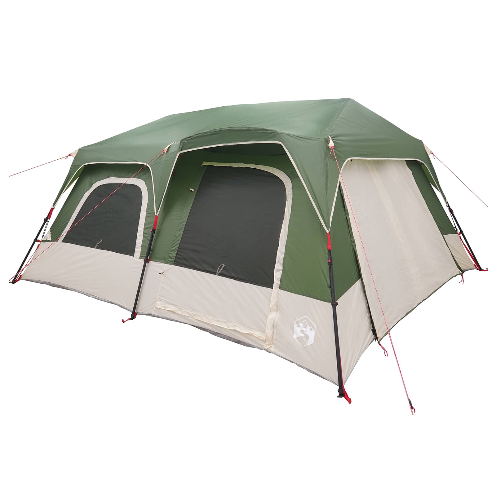Sofort Zelt 10 Personen Grün 185T Polyester mit PU-Beschichtung