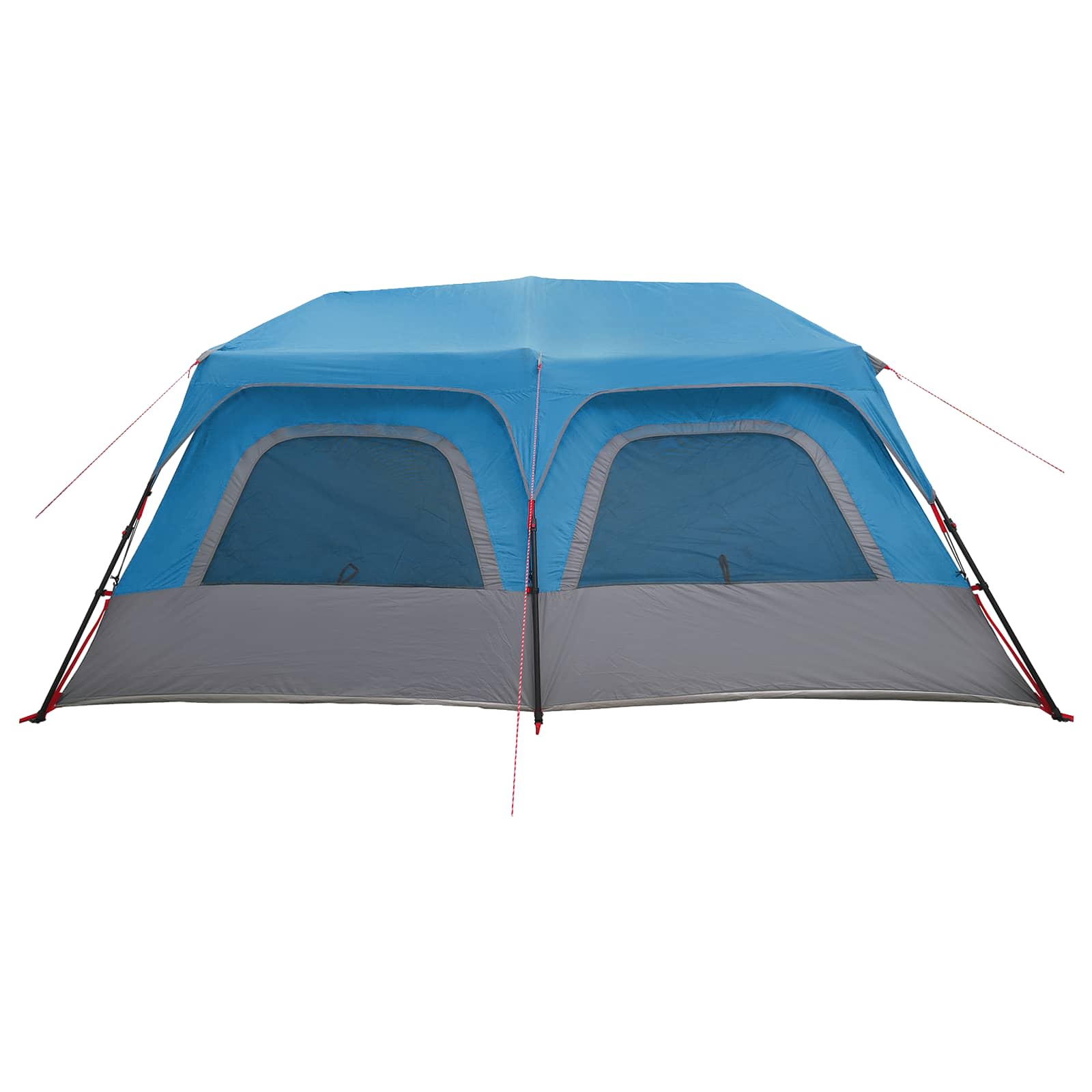 Sofort Zelt 10 Personen Blau 185T Polyester mit PU-Beschichtung