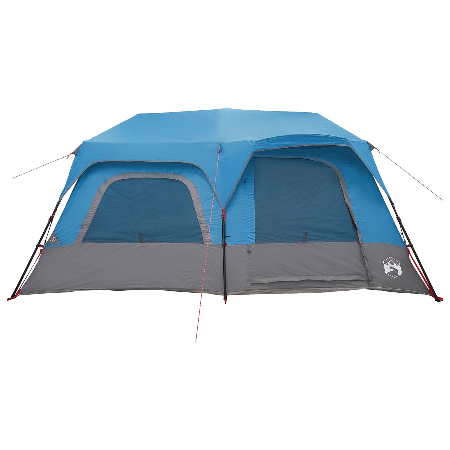 Sofort Zelt 10 Personen Blau 185T Polyester mit PU-Beschichtung