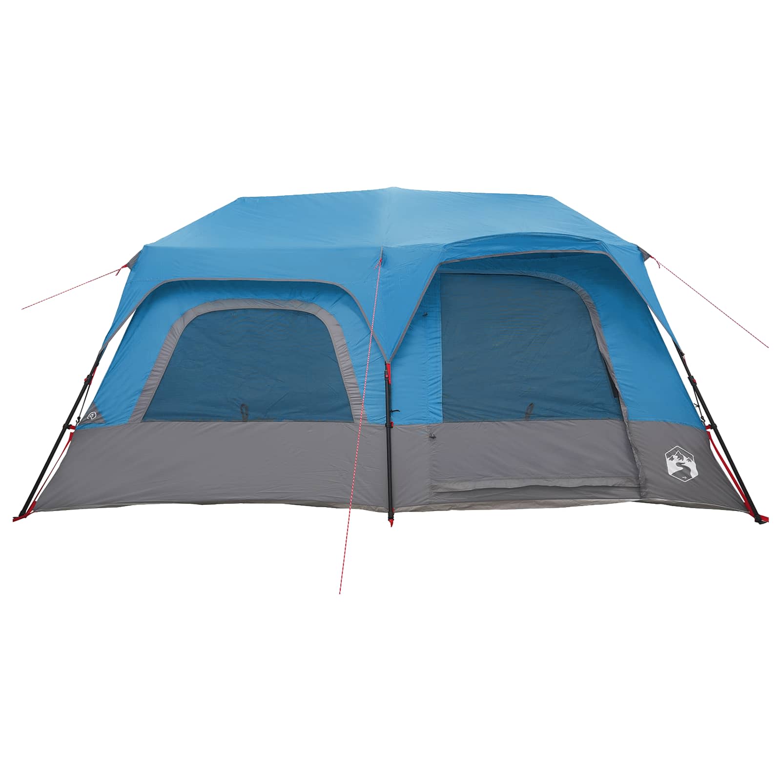 Sofort Zelt 10 Personen Blau 185T Polyester mit PU-Beschichtung