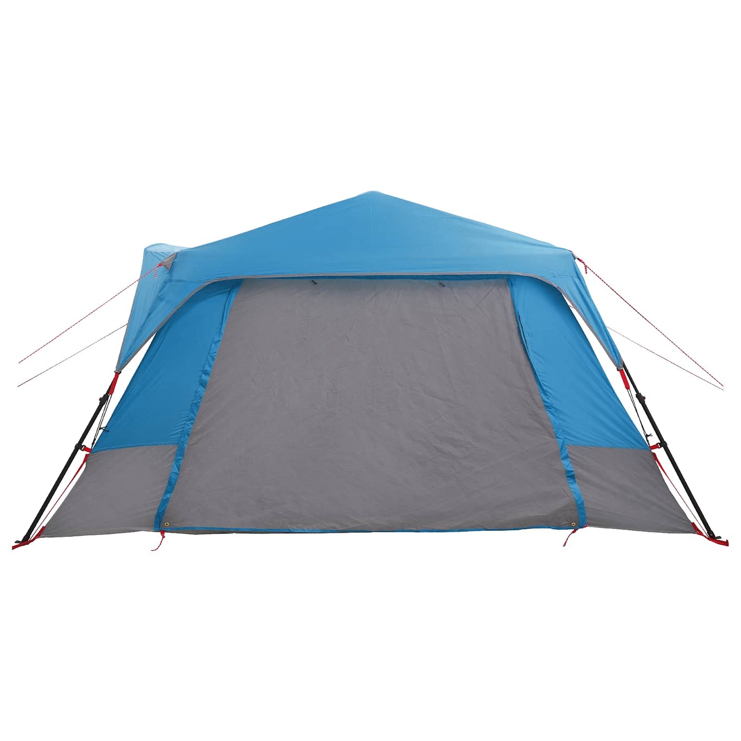 Sofort Zelt 10 Personen Blau 185T Polyester mit PU-Beschichtung
