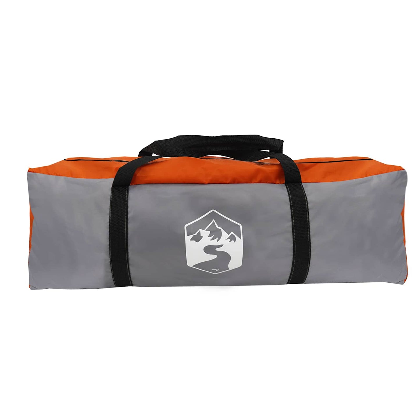 Sofort Zelt 524 x 232 x 192 cm Grau und Orange
