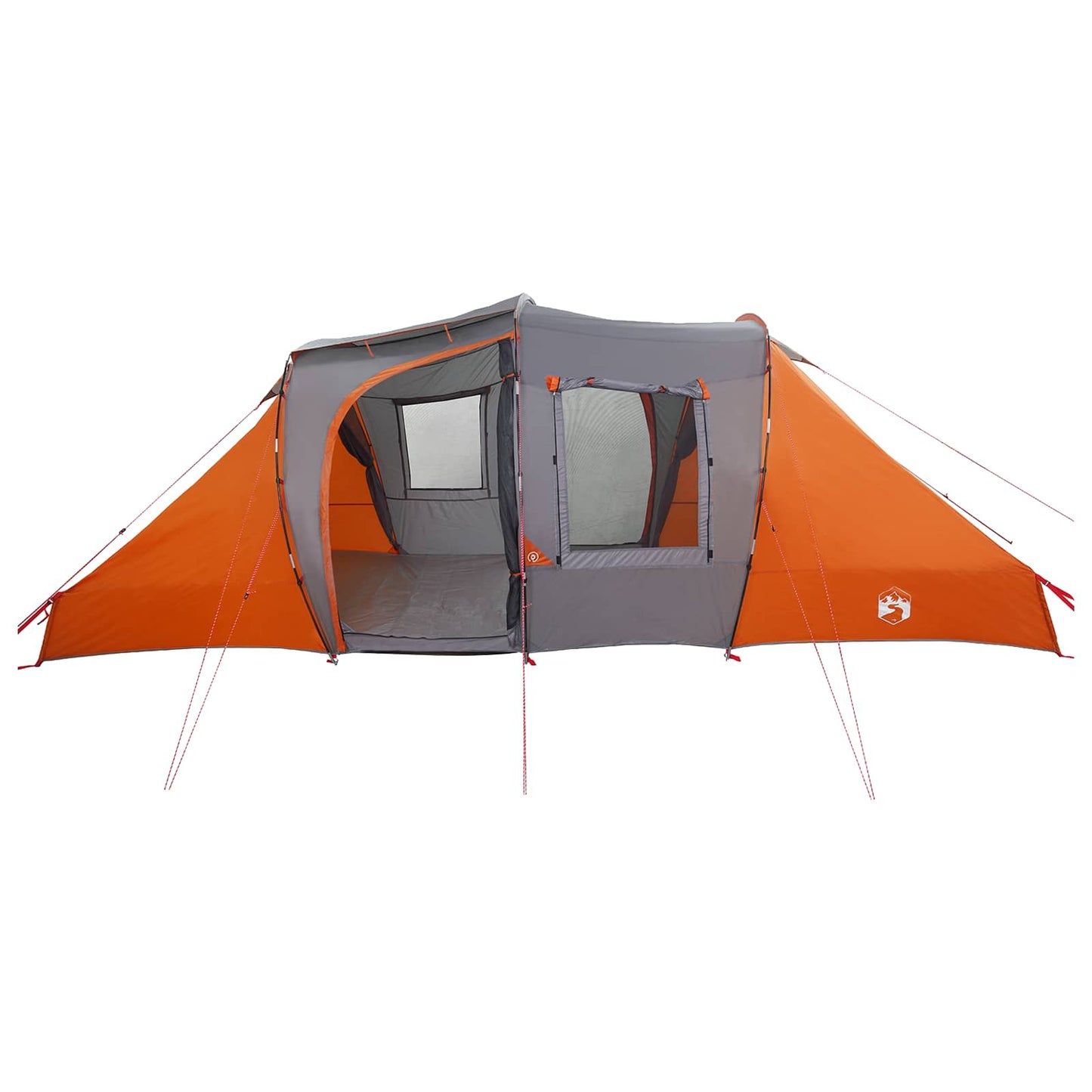 Sofort Zelt 524 x 232 x 192 cm Grau und Orange