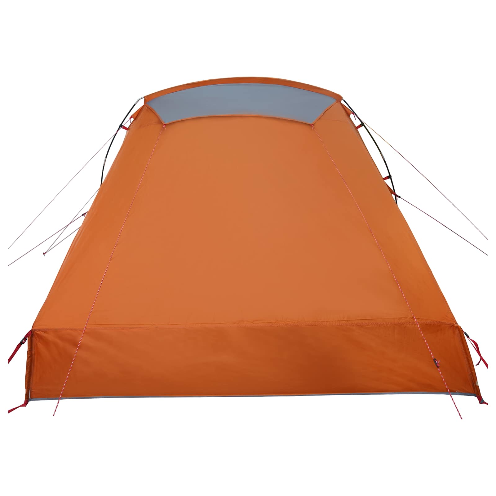 Sofort Zelt 524 x 232 x 192 cm Grau und Orange
