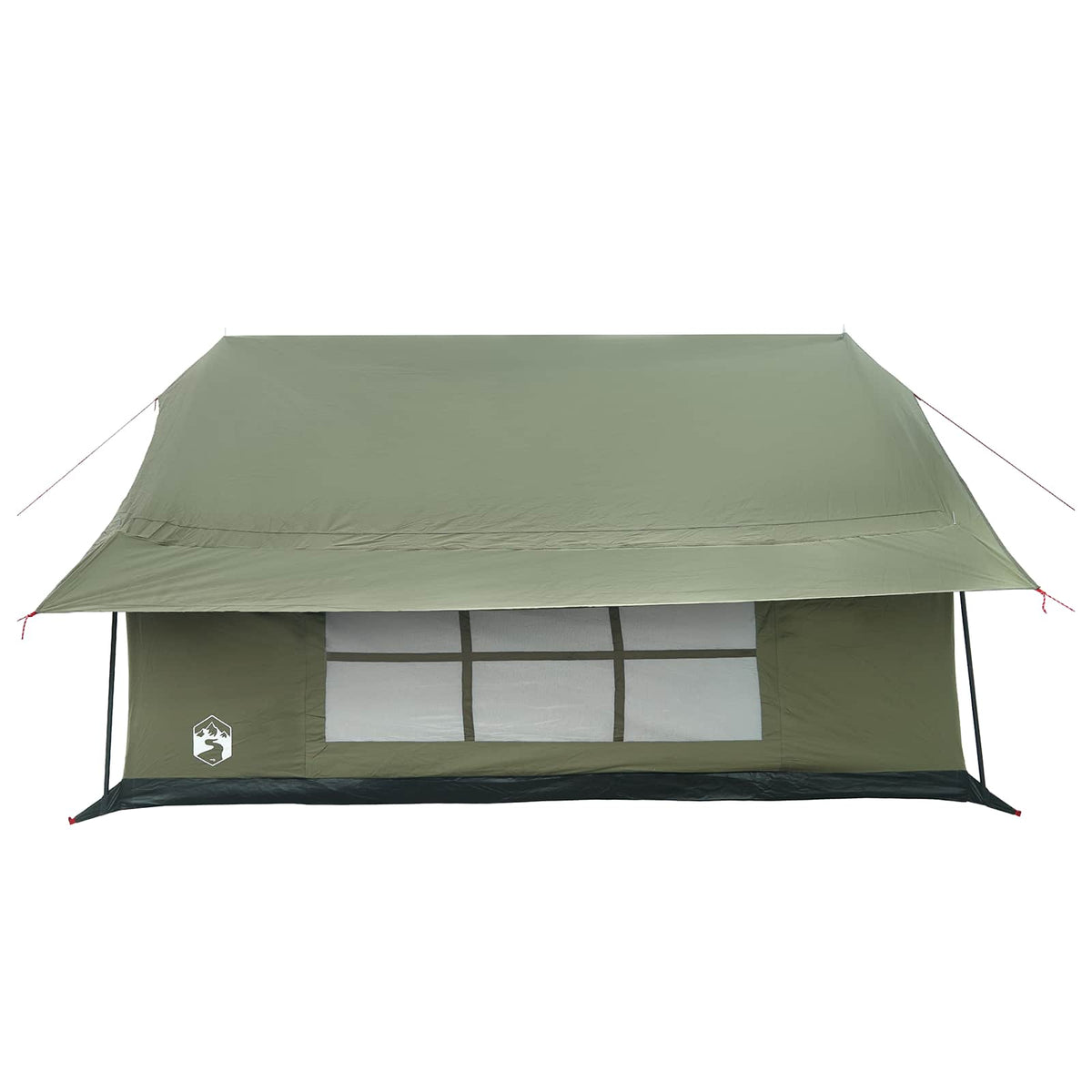 Hütten-Zelt Armeegrün 340 x 246 x 210 cm Polybaumwolle