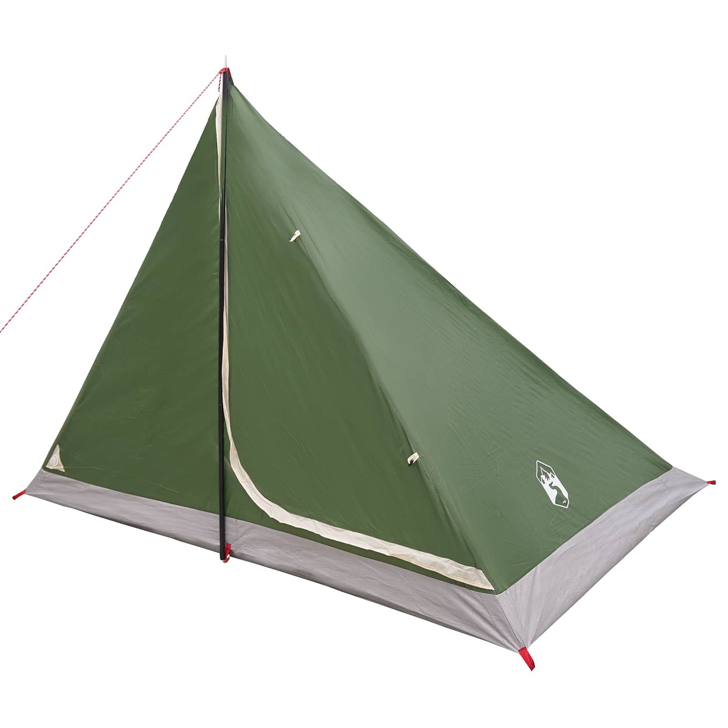 Trekkingzelt 4 Personen Grün 185T Polyester mit PU-Beschichtung