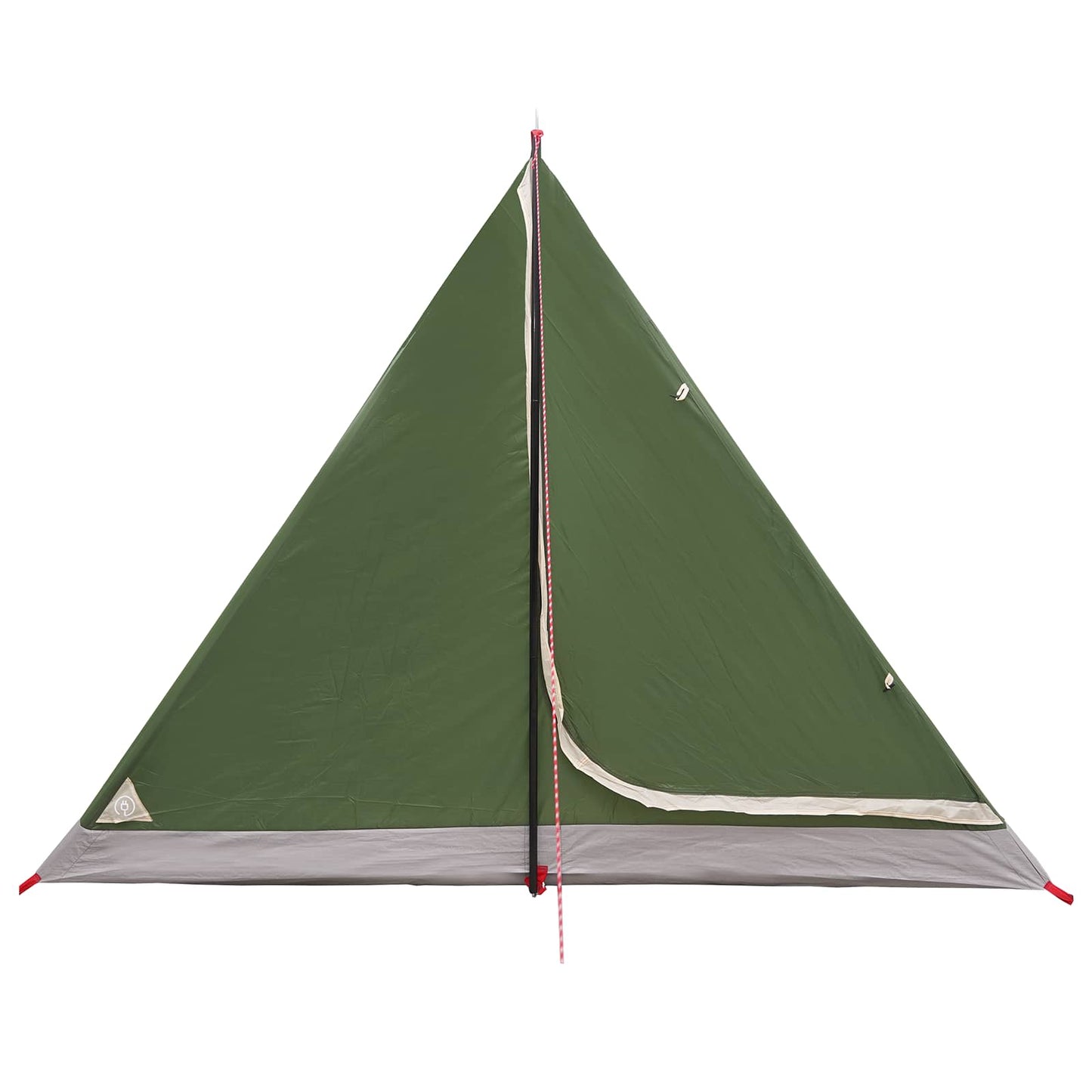 Trekkingzelt 4 Personen Grün 185T Polyester mit PU-Beschichtung