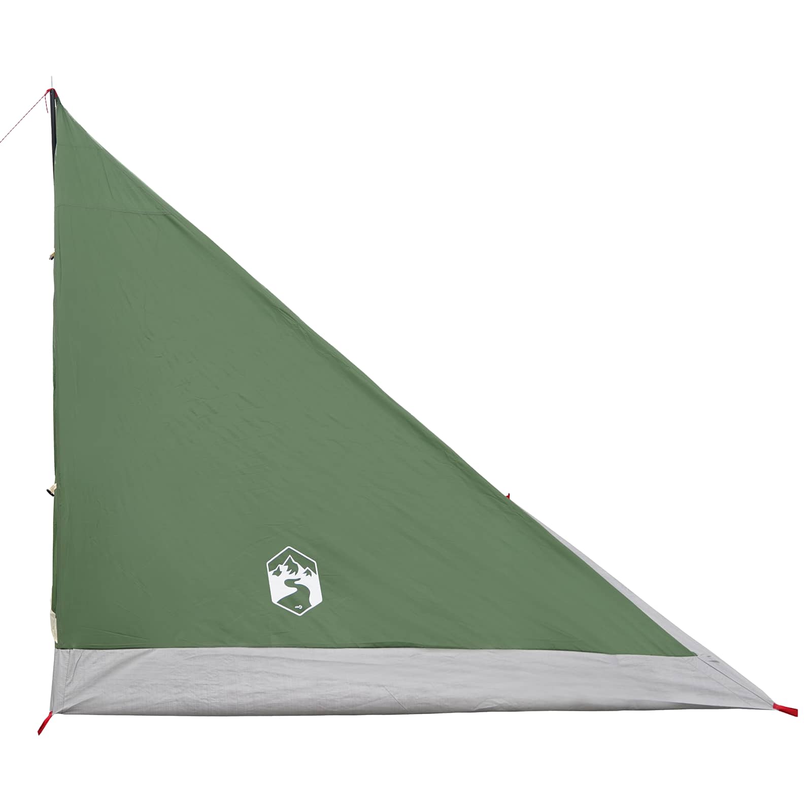 Trekkingzelt 4 Personen Grün 185T Polyester mit PU-Beschichtung