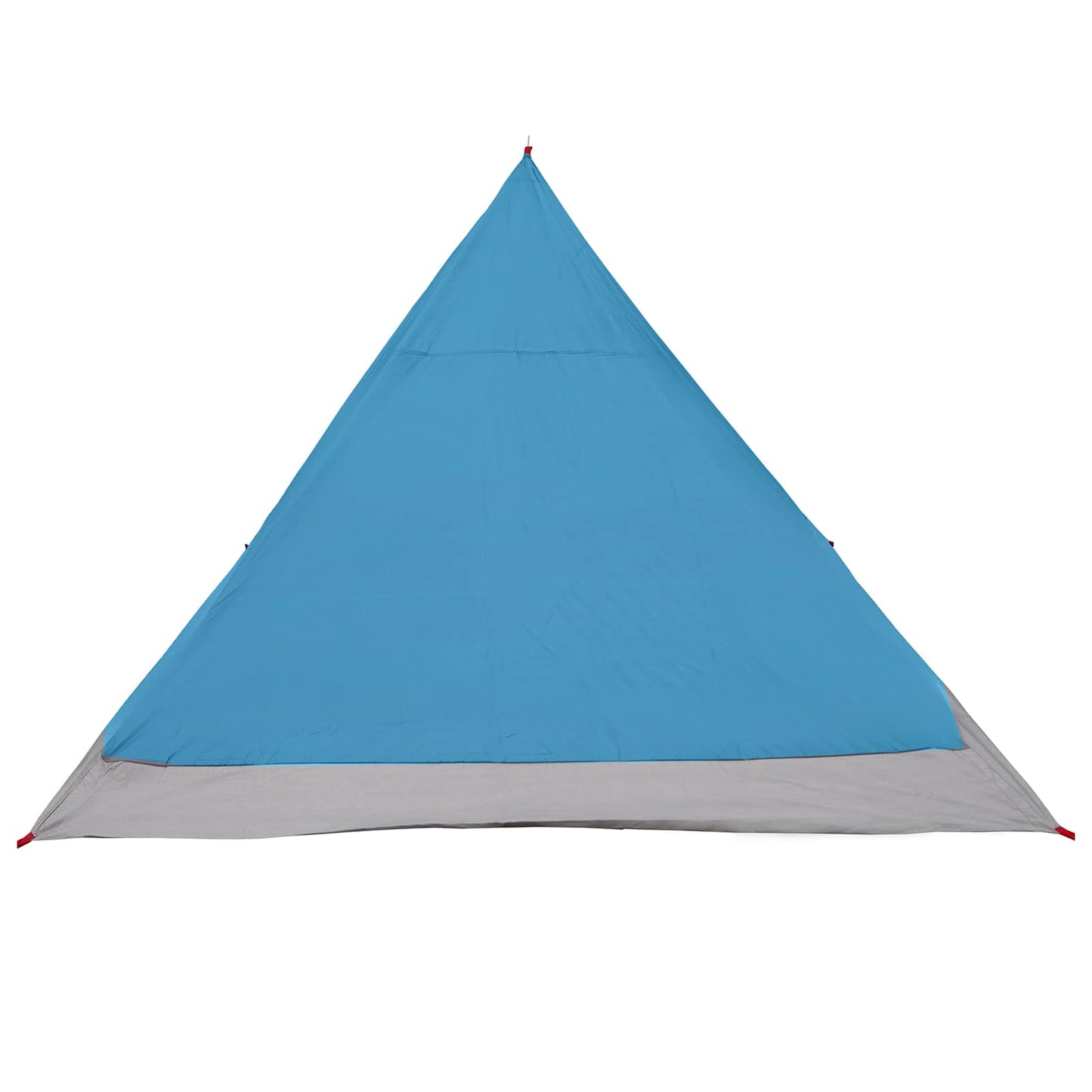 Trekkingzelt 4 Personen Blau 185T Polyester mit PU-Beschichtung