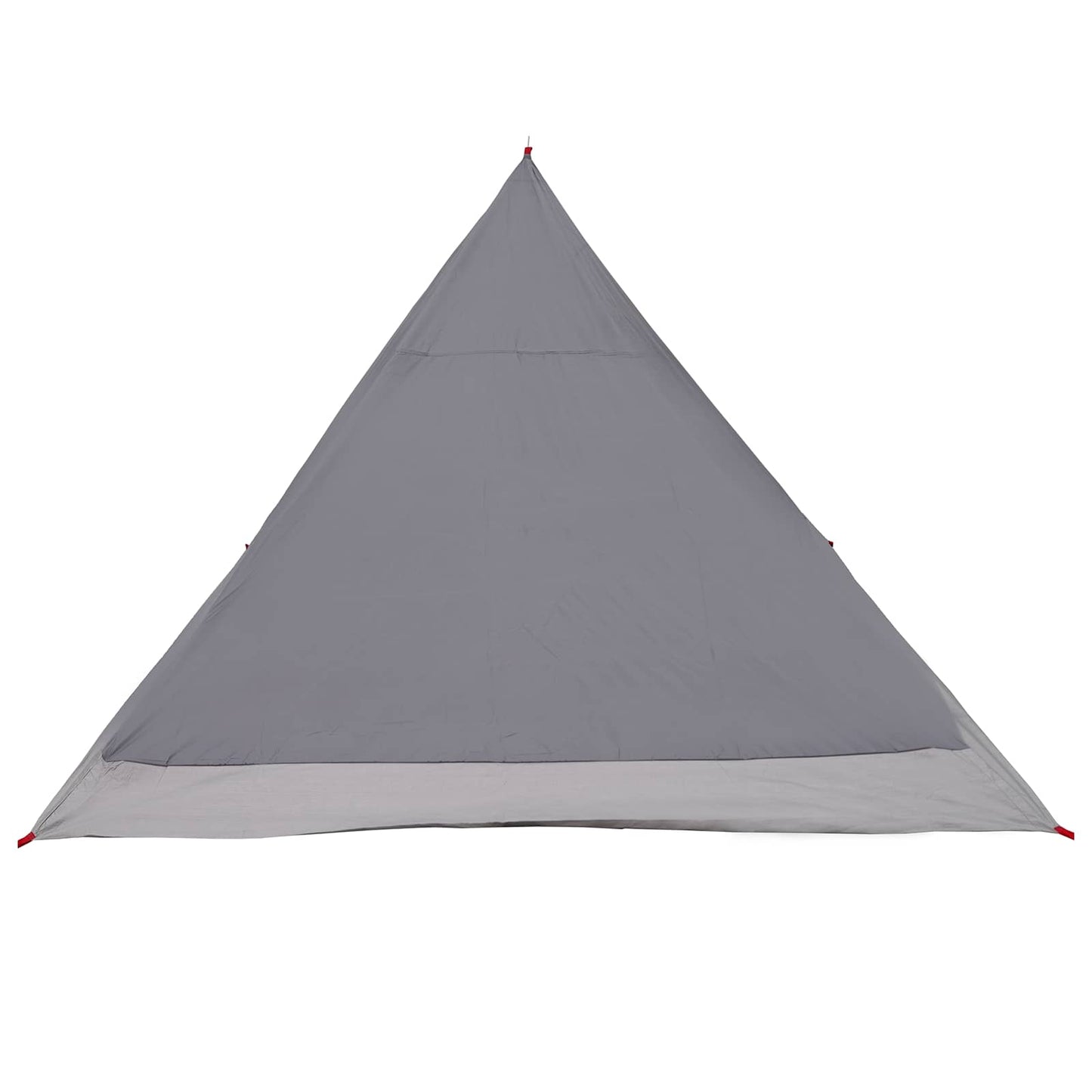 Trekkingzelt 4 Personen Grau und Orange