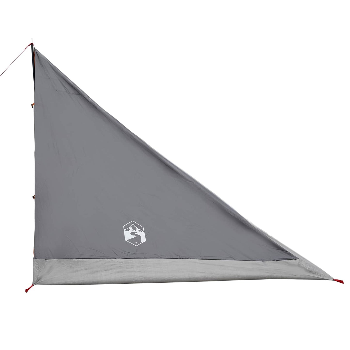 Trekkingzelt 4 Personen Grau und Orange