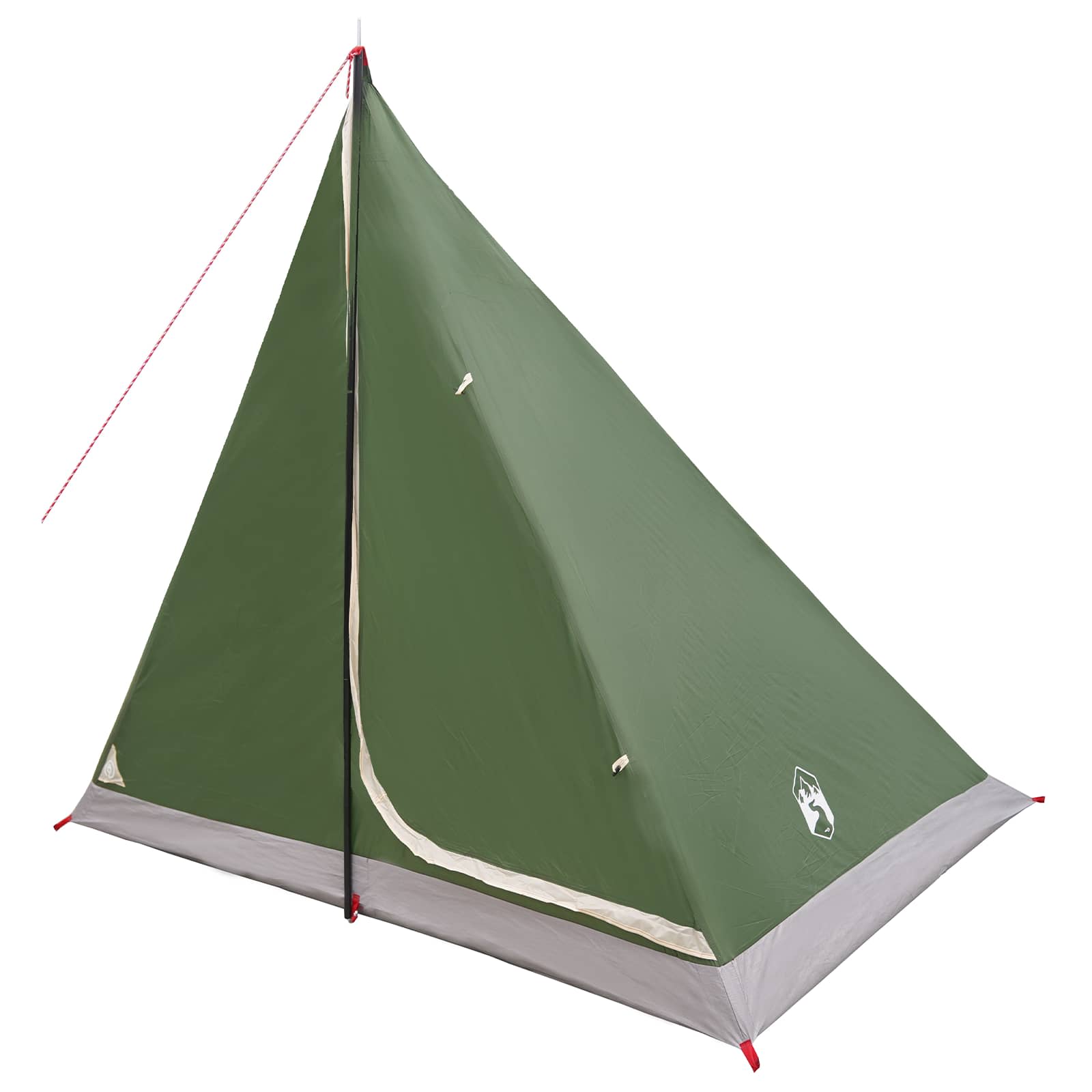 Trekkingzelt 2 Personen Grün 185T Polyester mit PU-Beschichtung