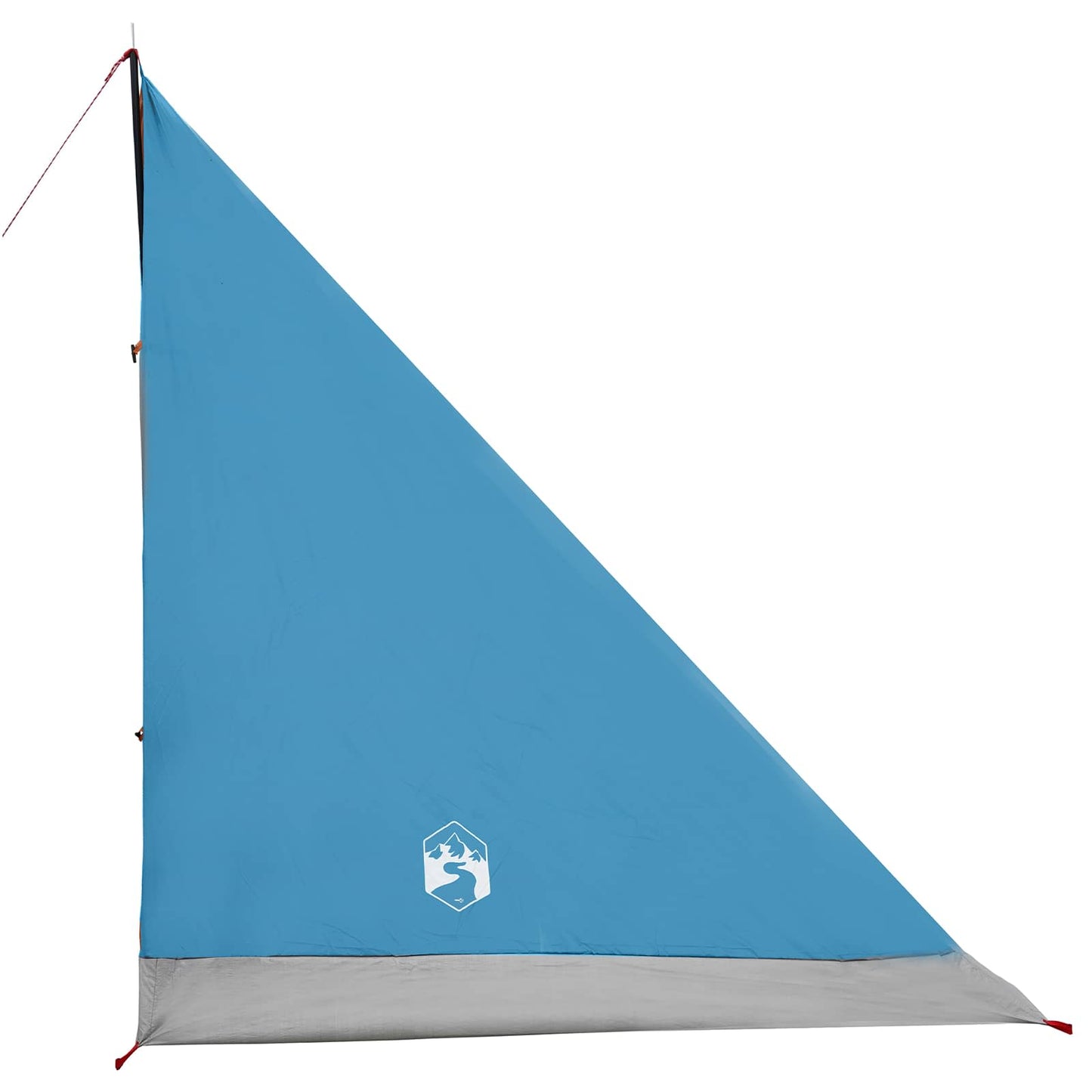 Trekkingzelt 2 Personen Blau 185T Polyester mit PU-Beschichtung