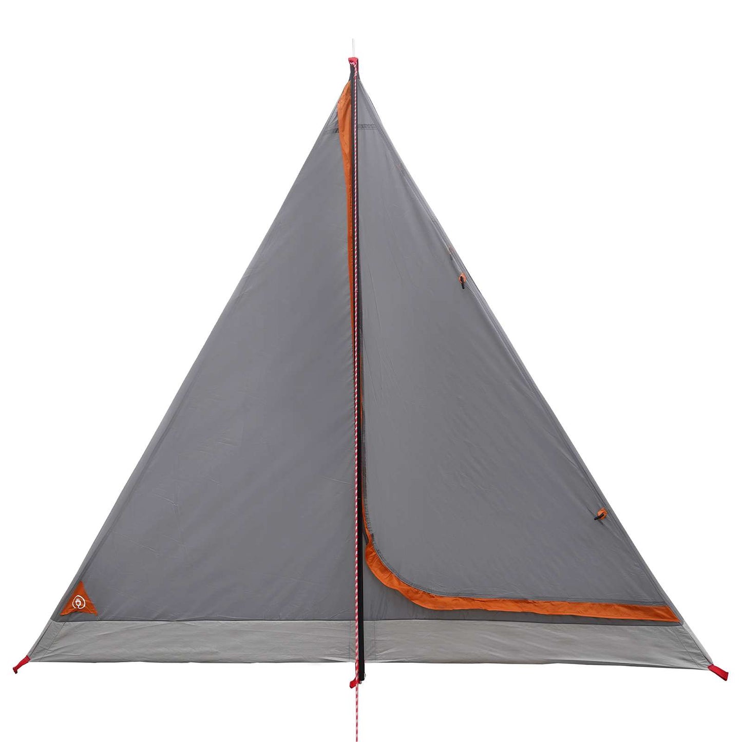 Trekkingzelt 2 Personen Grau und Orange