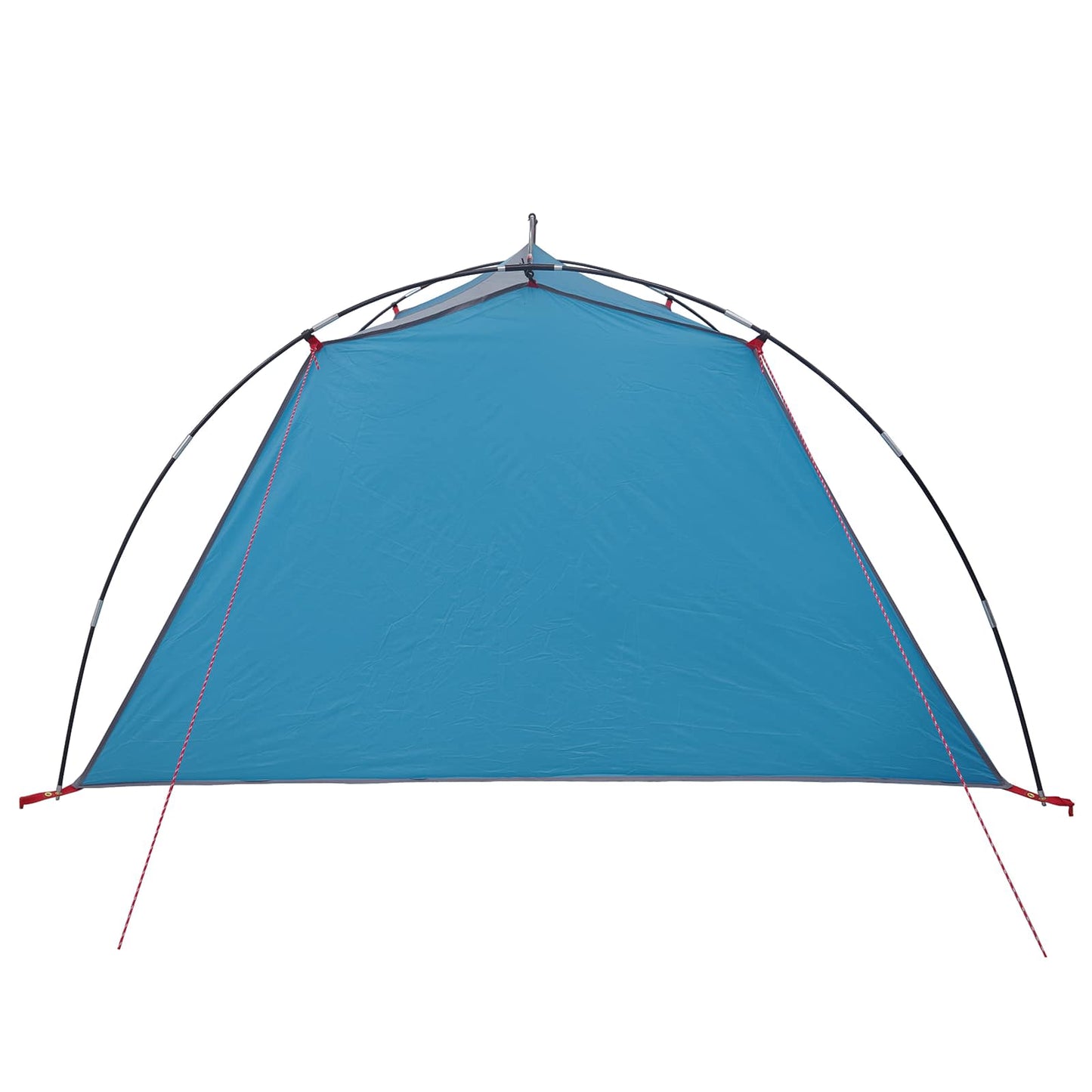 Tunnelzelt 4 Personen Blau 185T Polyester mit PU-Beschichtung