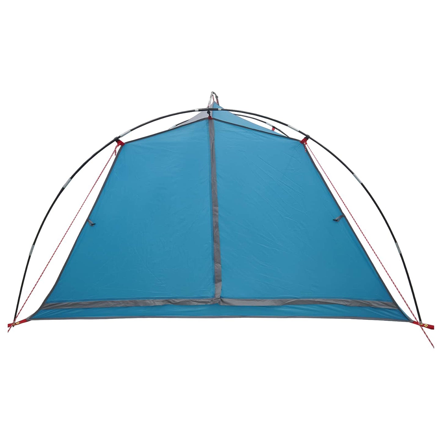 Tunnelzelt 4 Personen Blau 185T Polyester mit PU-Beschichtung