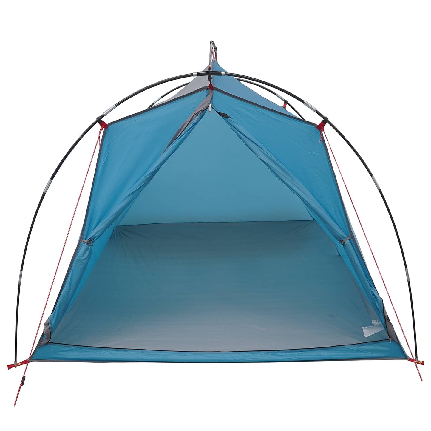 Tunnelzelt 2 Personen Blau 185T Polyester mit PU-Beschichtung